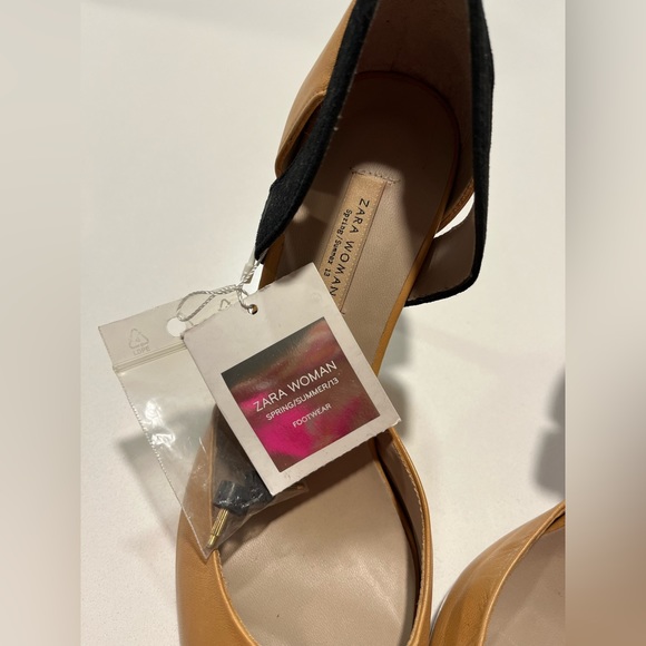 Zara Spring/Summer 2013 Nude Slip On Heels NWT Size 37 - Picture 4 of 8